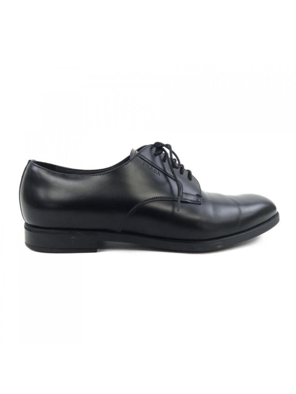 Prada 2 Ee294 Size 7.5 Black Shoes - Picture 2 of 9
